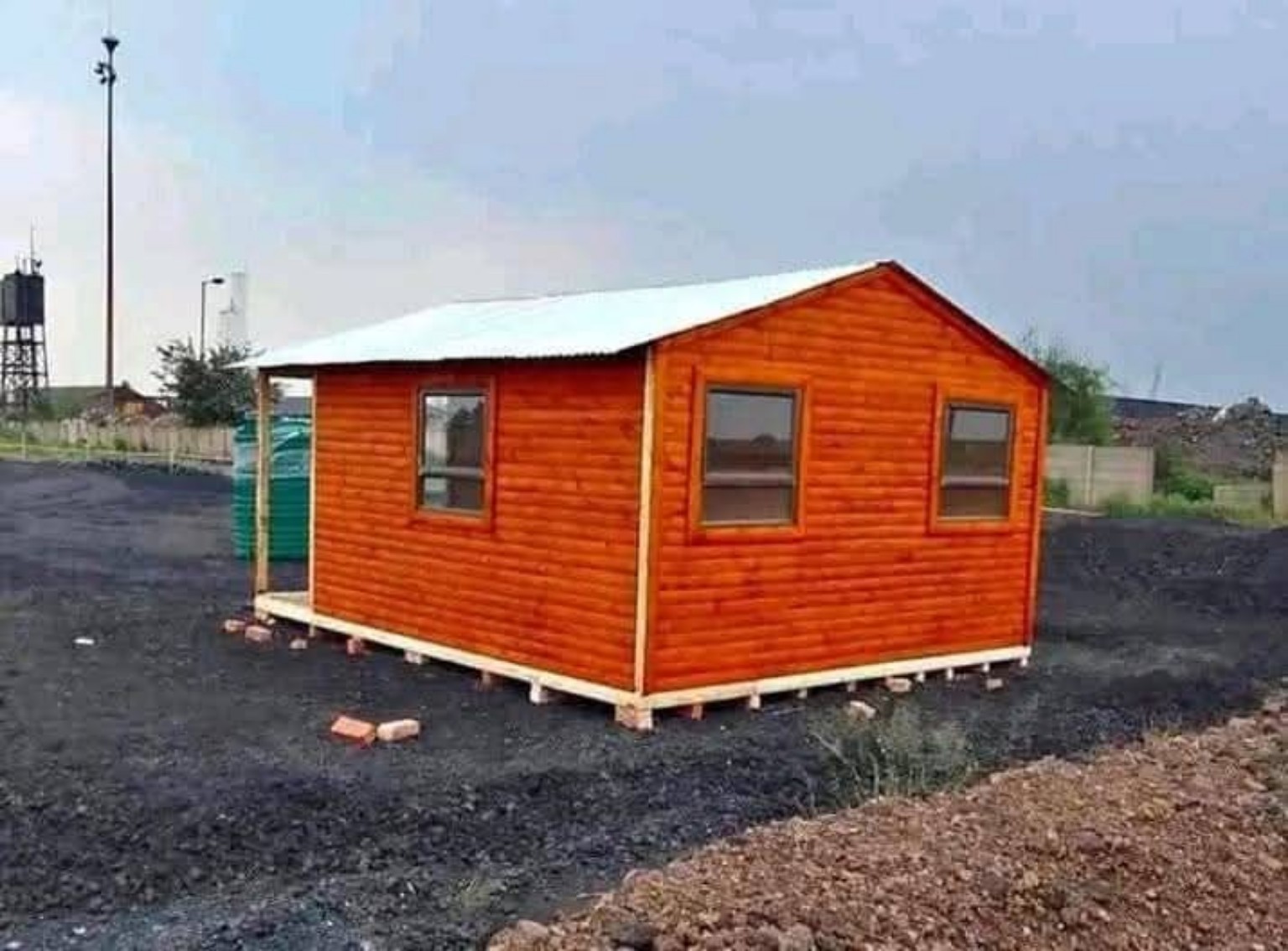 Wooden building exterior